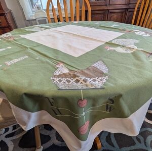 Vintage Table Cloth By Lois Long